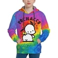 thumbnail image 1 of Sanrio Pochacco Kids' Hoodie 3d Print Sweatshirt Soft Pullover Hooded With Big Pockets Fans Gifts For Boys Or Girls Small, 1 of 7