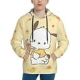 thumbnail image 1 of Sanrio Pochacco Kids' Hoodie 3d Print Sweatshirt Soft Pullover Hooded With Big Pockets Fans Gifts For Boys Or Girls Small, 1 of 7