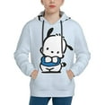 thumbnail image 1 of Sanrio Pochacco Kids' Hoodie 3d Print Sweatshirt Soft Pullover Hooded With Big Pockets Fans Gifts For Boys Or Girls Small, 1 of 7