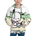thumbnail image 1 of Sanrio Pochacco Kids' Hoodie 3d Print Sweatshirt Soft Pullover Hooded With Big Pockets Fans Gifts For Boys Or Girls Small, 1 of 7