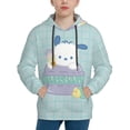 thumbnail image 1 of Sanrio Pochacco Kids' Hoodie 3d Print Sweatshirt Soft Pullover Hooded With Big Pockets Fans Gifts For Boys Or Girls Small, 1 of 7