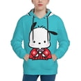 thumbnail image 1 of Sanrio Pochacco Kids' Hoodie 3d Print Sweatshirt Soft Pullover Hooded With Big Pockets Fans Gifts For Boys Or Girls Small, 1 of 7