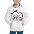 thumbnail image 1 of Sanrio Pochacco Kids' Hoodie 3d Print Sweatshirt Soft Pullover Hooded With Big Pockets Fans Gifts For Boys Or Girls Small, 1 of 7