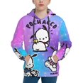 thumbnail image 1 of Sanrio Pochacco Kids' Hoodie 3d Print Sweatshirt Soft Pullover Hooded With Big Pockets Fans Gifts For Boys Or Girls Small, 1 of 7