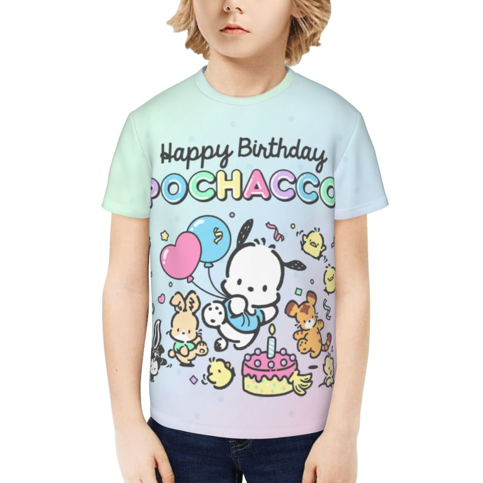 Sanrio Pochacco Kids T-Shirt 3d Printed Graphic T-Shirts