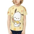 thumbnail image 1 of Sanrio Pochacco Kids T-Shirt 3d Printed Graphic T-Shirts Boys And Girls Short Sleeve Shirts For Youth Kids X-Small, 1 of 6
