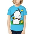 thumbnail image 1 of Sanrio Pochacco Kids T-Shirt 3d Printed Graphic T-Shirts Boys And Girls Short Sleeve Shirts For Youth Kids X-Small, 1 of 6