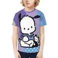thumbnail image 1 of Sanrio Pochacco Kids T-Shirt 3d Printed Graphic T-Shirts Boys And Girls Short Sleeve Shirts For Youth Kids X-Small, 1 of 6