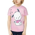 thumbnail image 1 of Sanrio Pochacco Kids T-Shirt 3d Printed Graphic T-Shirts Boys And Girls Short Sleeve Shirts For Youth Kids X-Small, 1 of 6