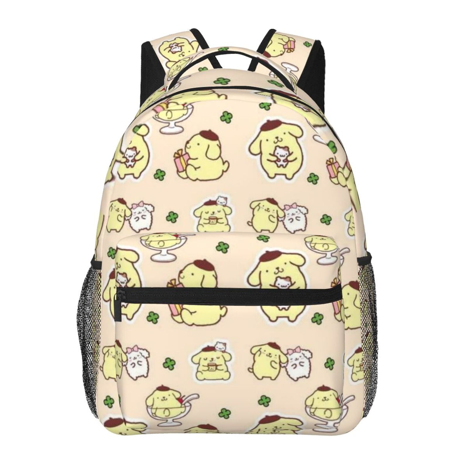 Sanrio Pompompurin Casual School Backpack Cartoon Anime Characters
