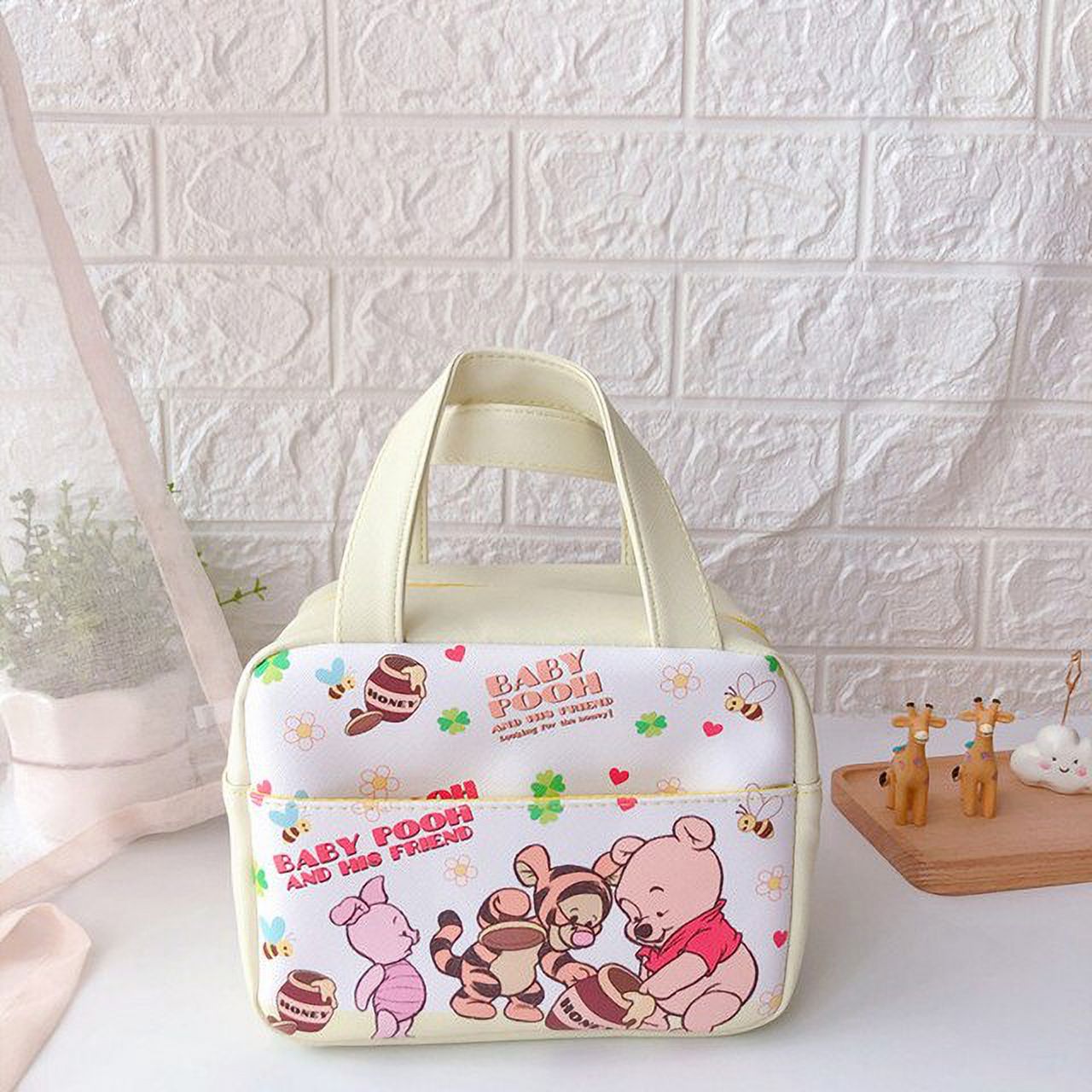 Sanrio Portable Lunch Bag Waterproof Insulated Canvas Cooler Bags Hello