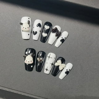 Tezocr Nail Charms Kawaii Nail Charms for Acrylic Nails Cute Resin Nail  Design Cute Nail Art Charms Cartoon Nail Rhinestone Accessories DIY Craft