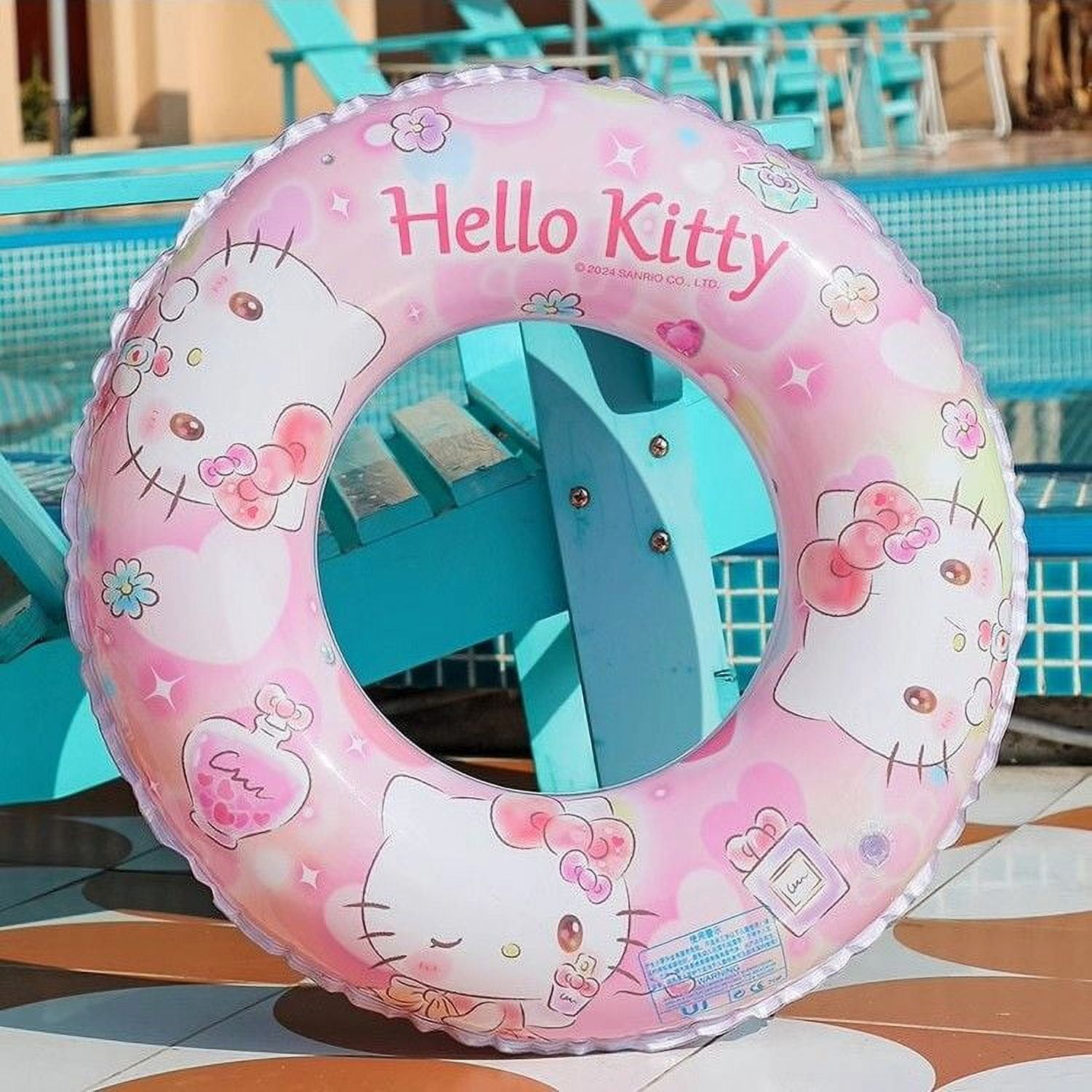 Sanrio Sanrio Cartoon Super Thick Swimming Ring Inflatable Float Swim ...