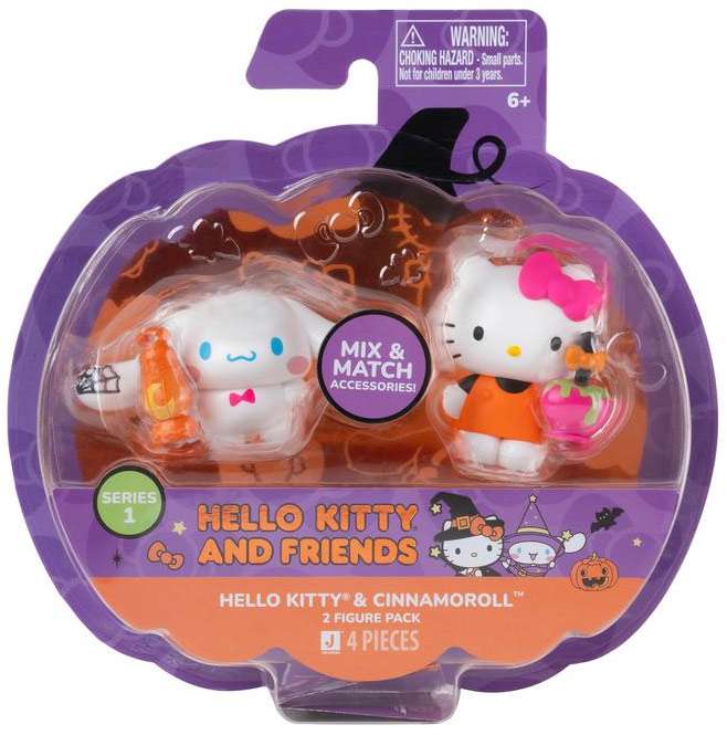Sanrio Series 1 Halloween Cinnamoroll & Hello Kitty Mini Figure 2