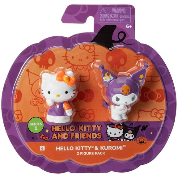Sanrio Series 1 Halloween Hello Kitty & Kuromi Mini Figure 2-Pack