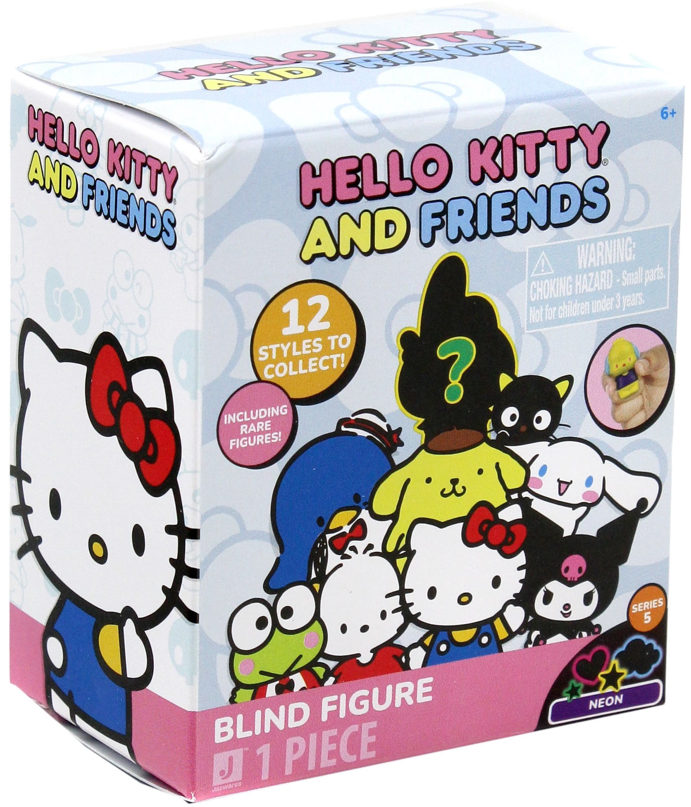 Sanrio Series 5 Neon Mini Figure Mystery Pack - Walmart.com