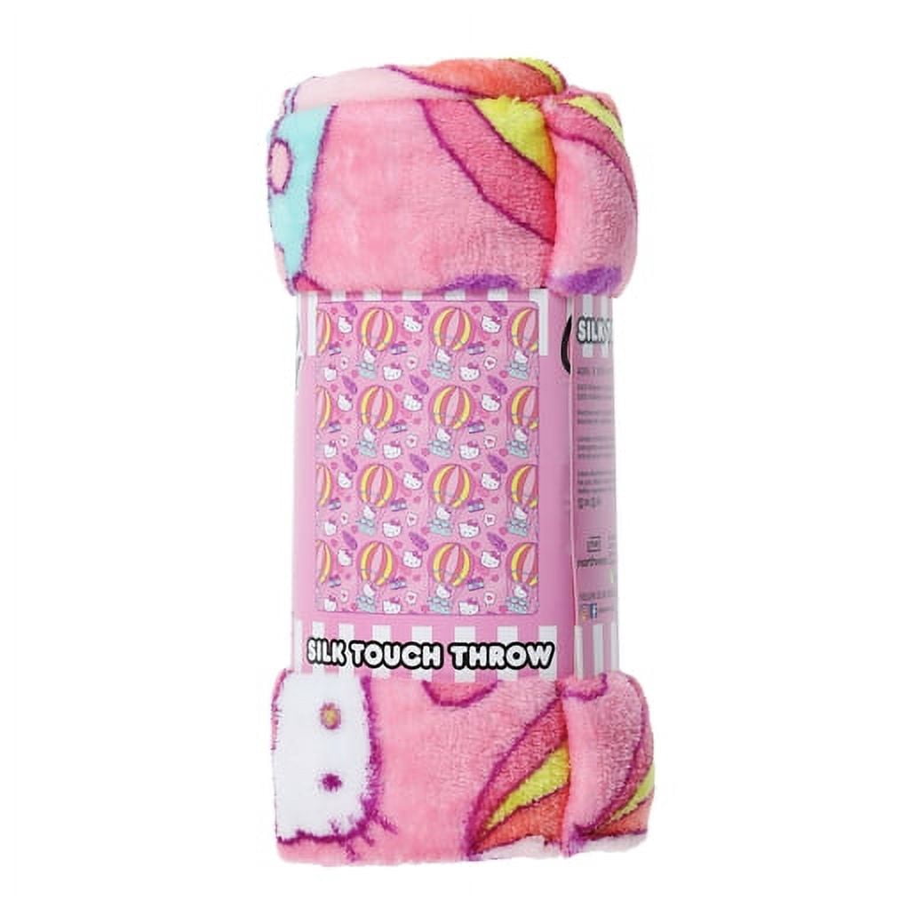 NORTHWEST Hello Kitty CINNAMOROLL Silk Throw Blanket - 40x50 Inch Soft, Cozy & Officially Licensed - View #6