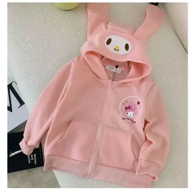 Sweat Capuche My Melody Kuromi WANHONGYUE - Veste Polaire Zippée - Style Y2K - Pour Femmes Et Filles