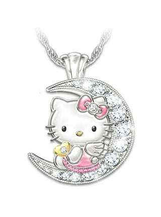 Hello kitty charm necklace discount
