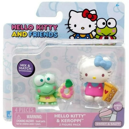 Sanrio Sweet & Salty Hello Kitty & Keroppi Mini Figure 2-Packs