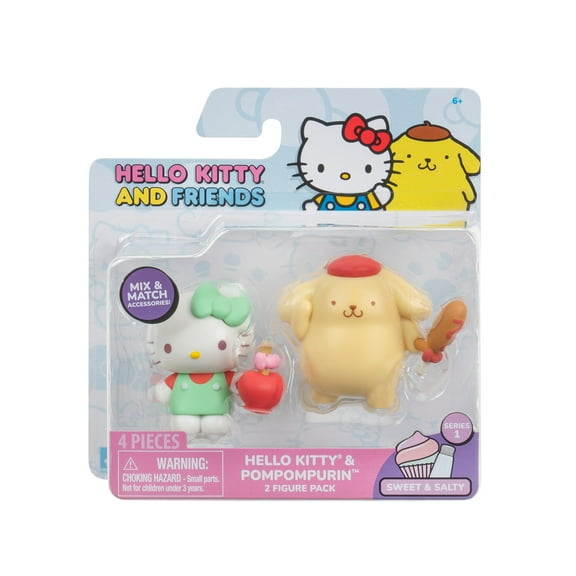 Sanrio Sweet & Salty Hello Kitty & Pompompurin Mini Figure 2-Packs