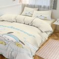 Sanrio Throw 3Piece Quilt Cover Set for All Seasons (1 Quilt, 2