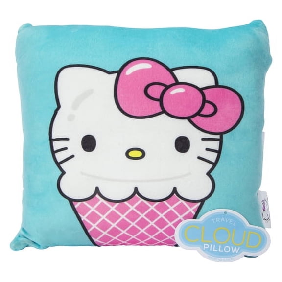 Sanrio Throw Pillow - Hello Kitty - Travel Cloud Pillow - 13 Inches