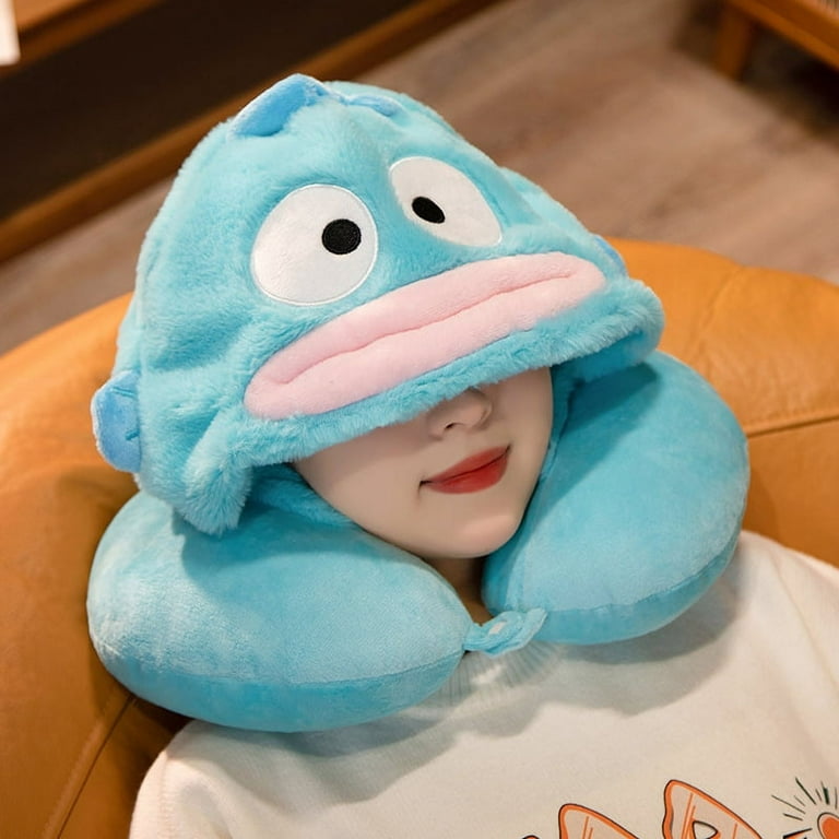 Sanrio U-shaped Neck Pillow Inflatable Memory Foam Fatigue Relief