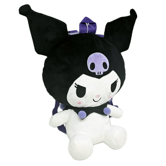 Sanrio Unisex 16" Hello Kitty Kuromi 14 Plush Polyester and Polyurethane School Backpack