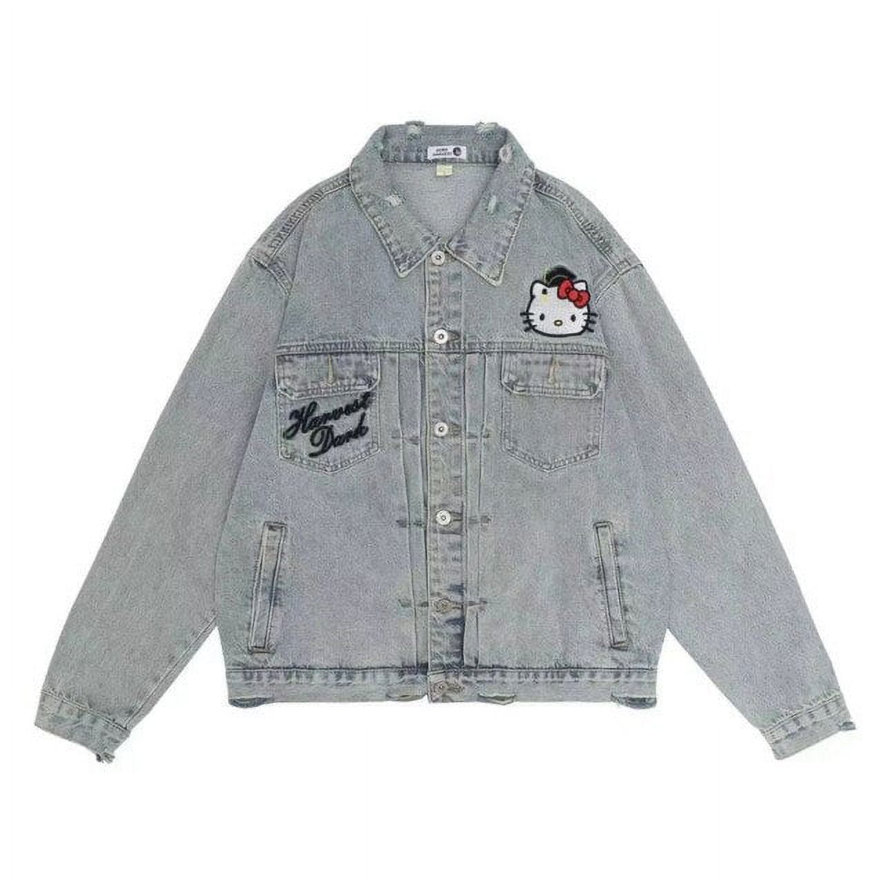 Hello kitty deals denim jacket