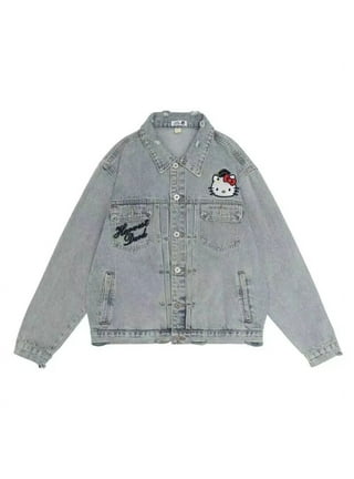 Girls' Sanrio Hello Kitty Jean Jacket - Blue : Target