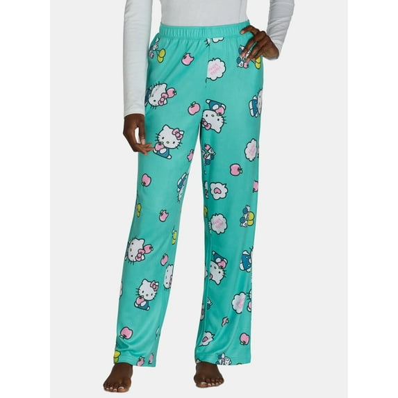 Sanrio, Women's Print Pajama Pants, Hello Kitty Apples, Sizes XS-3XL