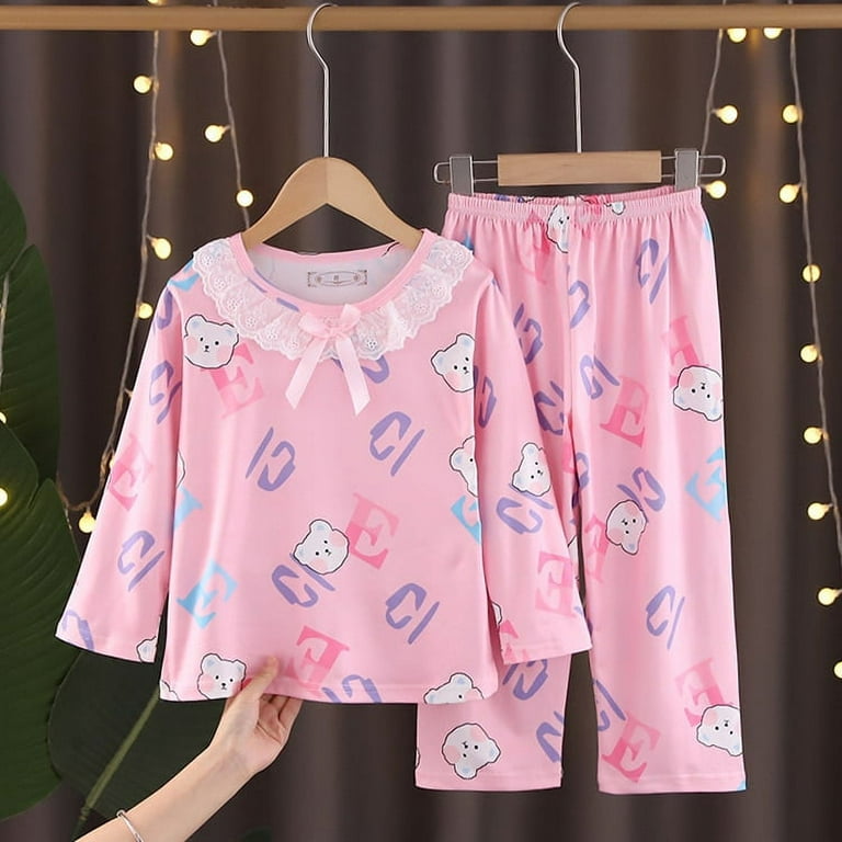 New Girl Order Hello Kitty sweet dreams motif t-shirt and trouser pyjama  set in pink