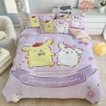 thumbnail image 1 of Sanrio cute pompompurin cartoon digital printing bed four-piece set children's soft bed sheet quilt cover home three-piece set, 1 of 10