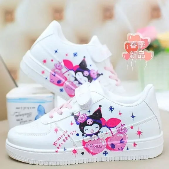 Sanrio hello kitty sneakers flat casual shoes spring autumn running shoes cinnamon