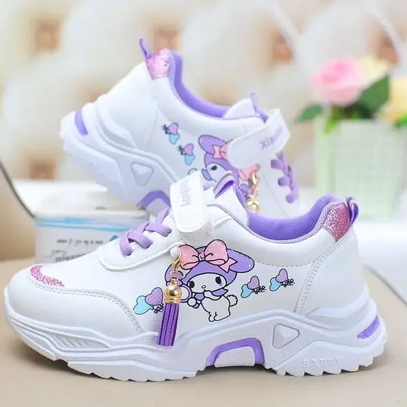 Sanrio hello kitty sneakers flat casual shoes spring autumn running shoes cinnamon