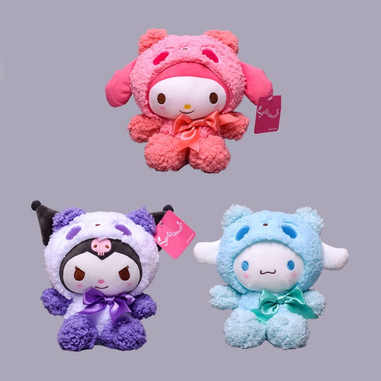 sanrio-series-kuromi-melody-and-laurel-dog-three-piece-set-walmart