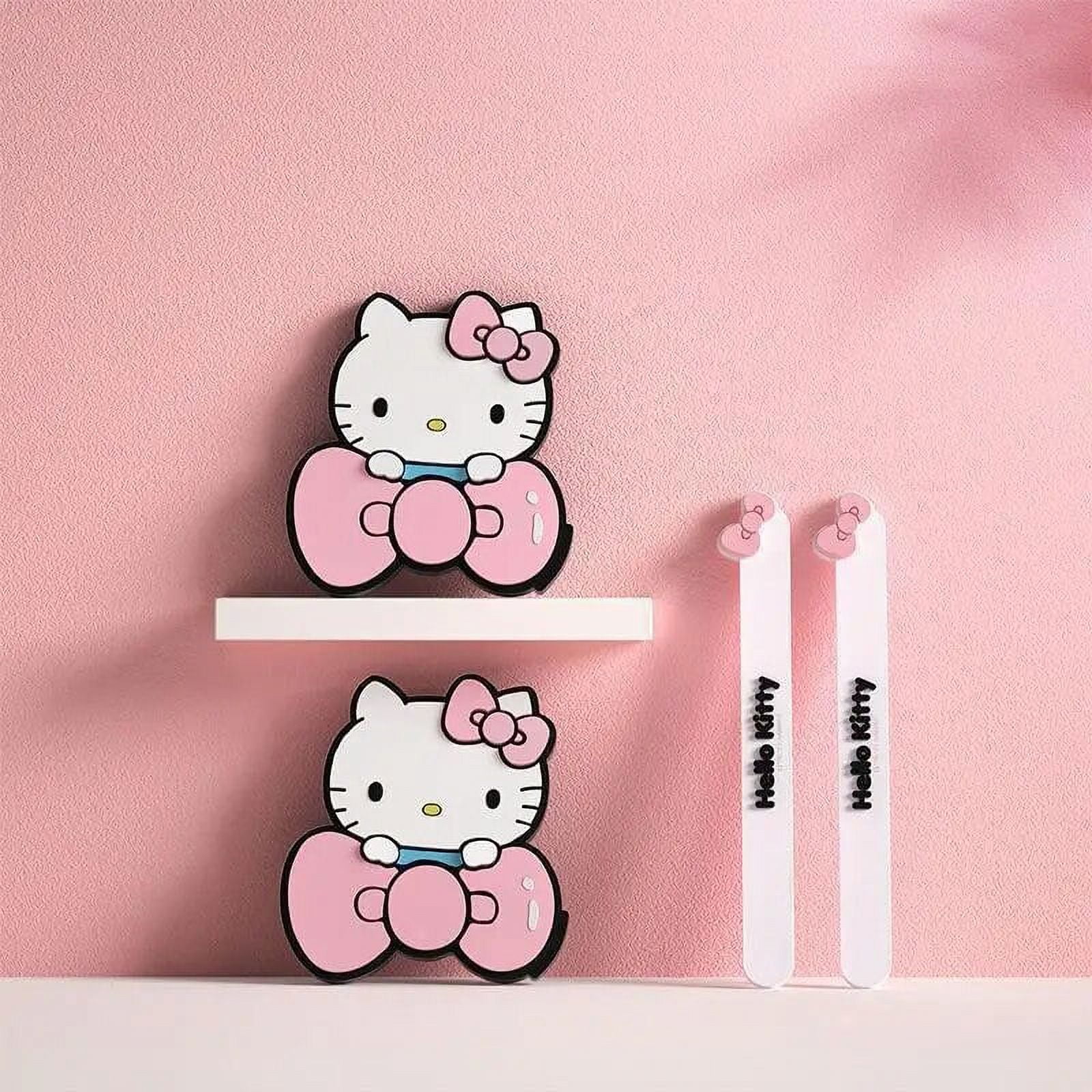 Sanrioed Anime Hello Kitty Car Door Bumper Cartoon Cute Silicone