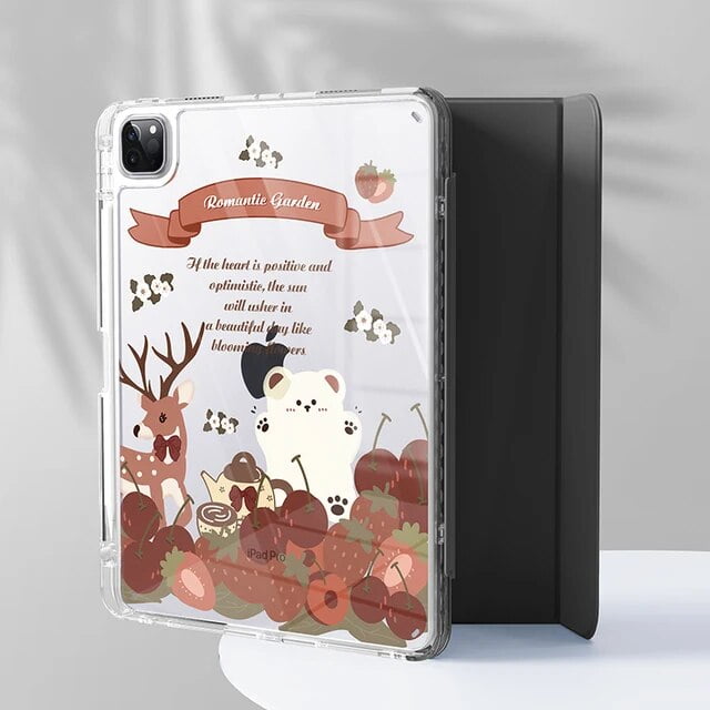 Sanrioed Kuromi Pochacco Anime Ipad Pro Protective Case Ipad Air 4