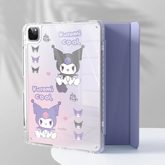 Sanrioed Kuromi Pochacco Anime Ipad Pro Protective Case Ipad Air 4