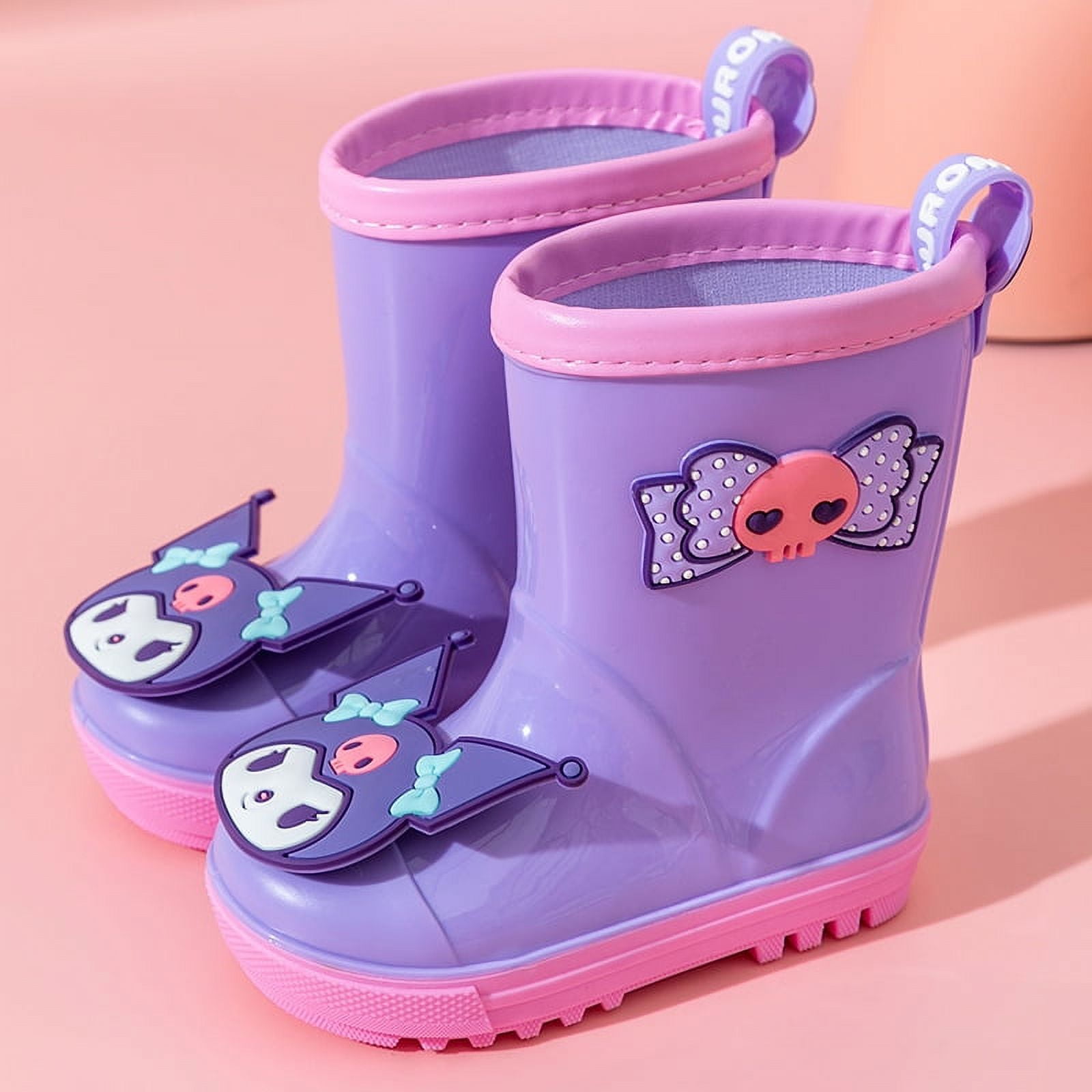 Sanrioed My Melody Rainboots Kuromi Cinnamoroll Boys Girls