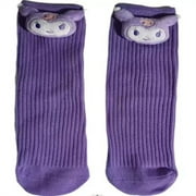 Sanrioes Girls Jk College Style Lolita Knee Long Socks Anime Kuromi Melody Cinnamorol Children Toddler In Tube Socks Gift