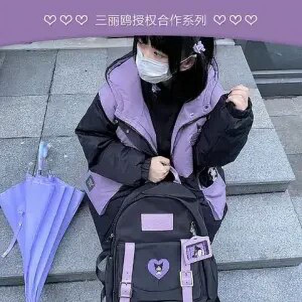 Sanrios Hello Kittys Backpack Anime Kawaii Cartoon Figure Casual