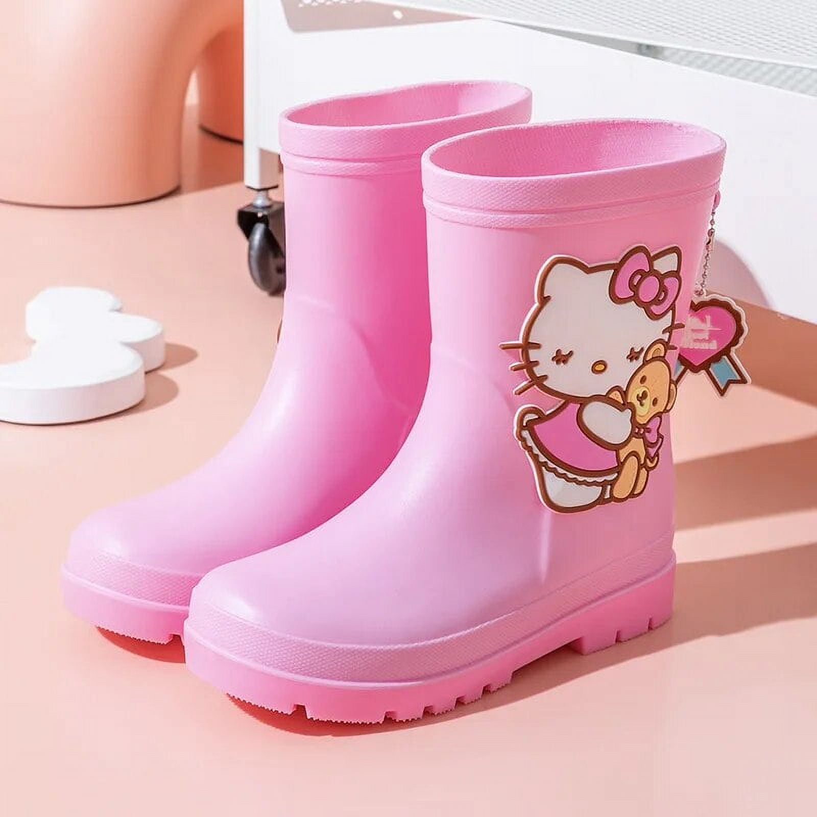 Sanrios Hellokittys Cinnamoroll Kuromi Kids Rain Boot Girls Boys ...