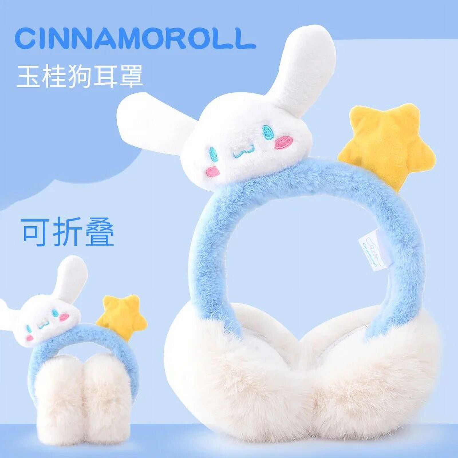 Sanrios My Melody Kuromi EarMuffs Cinnamoroll Kids Ear Warmer Outdoor Winter Toddler Earmuffss
