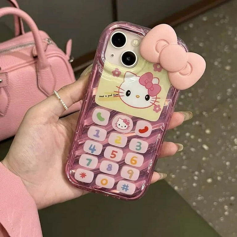 Sanrios hello kitty bow-shaped Cases for Iphone 11 12 13 14 Pro