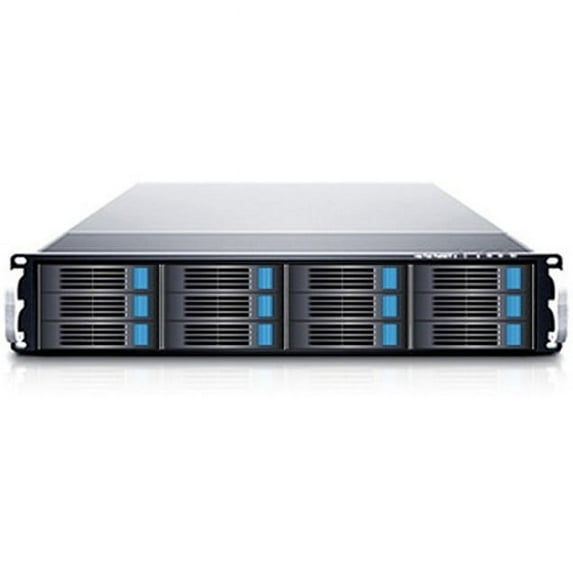 Sans Digital EliteSTOR ES212X12, 2U 12 Bay 12G SAS/SATA to SAS JBOD with 12G SAS Expander Rackmount