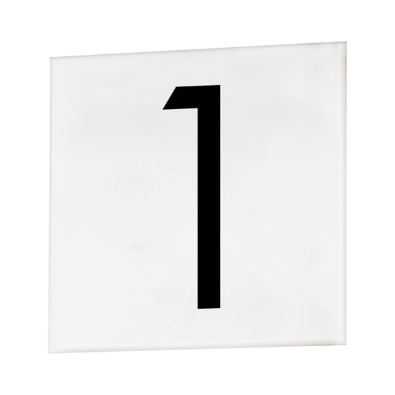 Sans Serif - 4.5 Inch 1 Square Tile