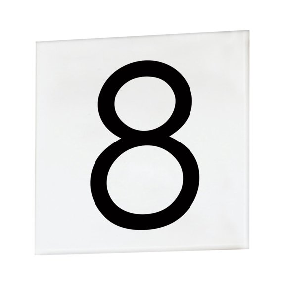 Sans Serif - 4.5 Inch 8 Square Tile