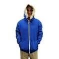 thumbnail image 1 of Sans Skeleton Blue Sweatshirt With Furry Hood, 1 of 5